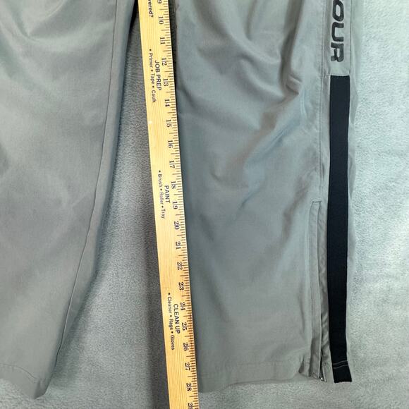 Under Armour Brawler Sweatpants Mens Gray Elastic Waist Wicking Spellout L FLAW - Picture 13 of 16